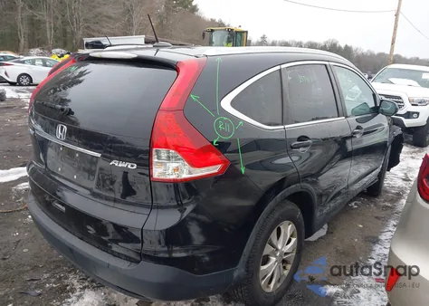 2014 Honda Cr-V Ex-L from USA, damaged, VIN 2HKRM4H78EH653920